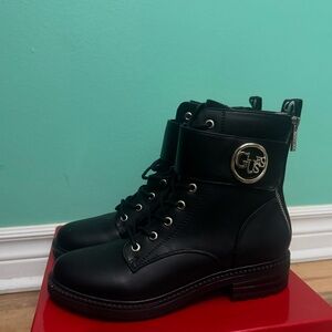 Guess leather Black Moto Boots